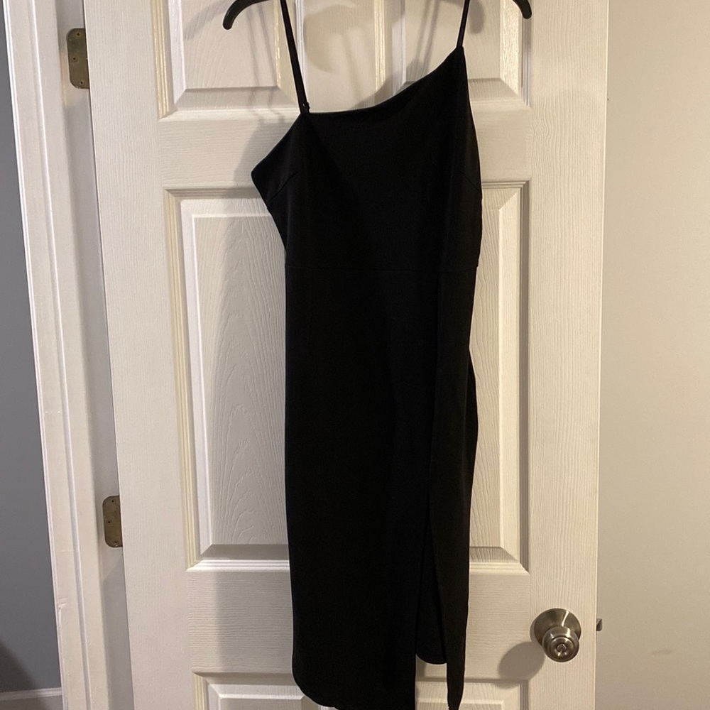 Black Asymmetrical Dress